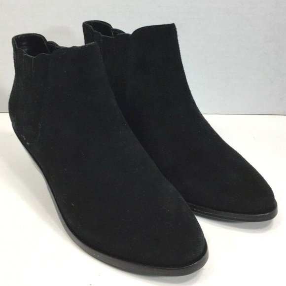New Joie Barlow black suede ankle booties size 6 & 7 - Picture 2 of 14